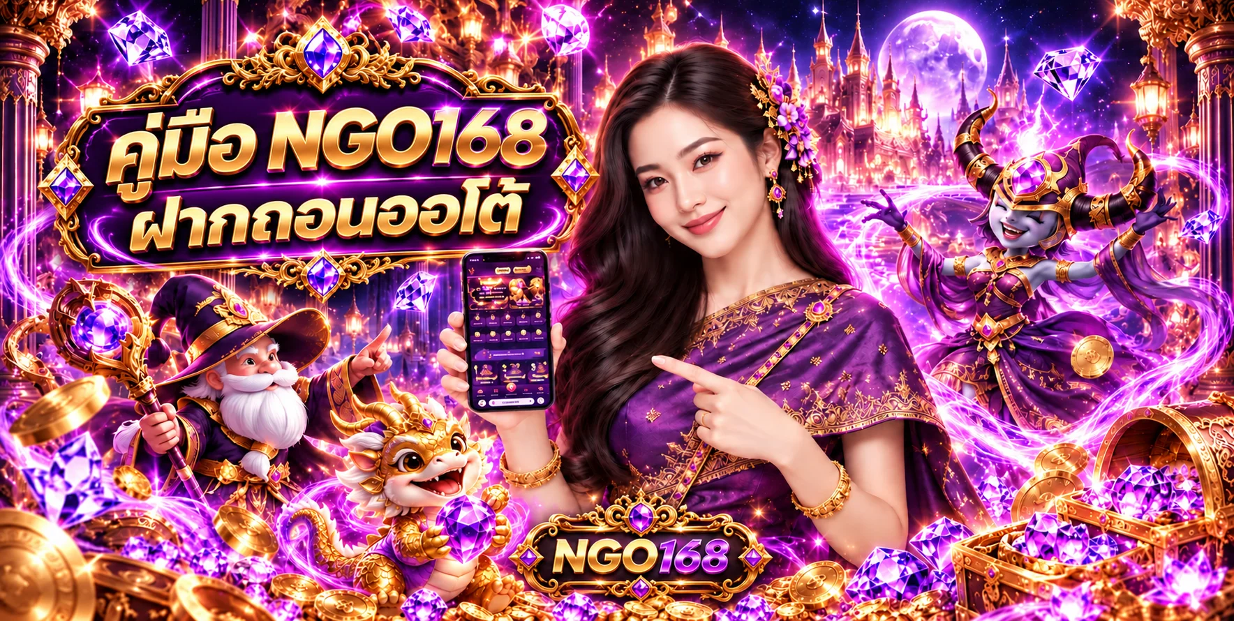 NGO168 ฝากถอนออโต้ วิธีทำรายการ ตรวจสถานะ และแก้ปัญหา